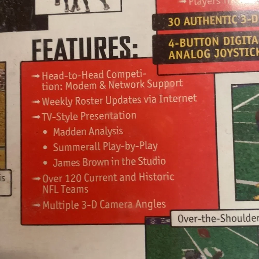 Madden 98 CD ROM Classics collection item